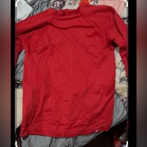 Kids nike red long sleeve shirt